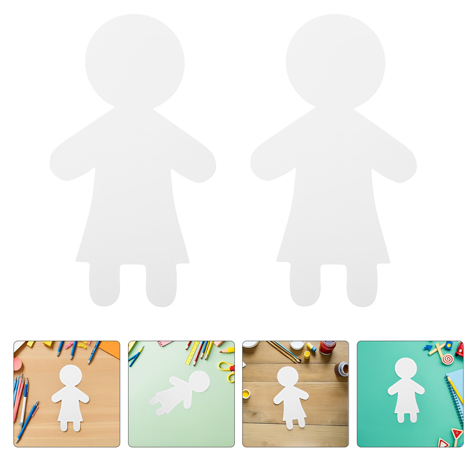 40Pcs Unpainted Paper Human Cu - огляд і ціна Art Craft Activities For Preschoolers