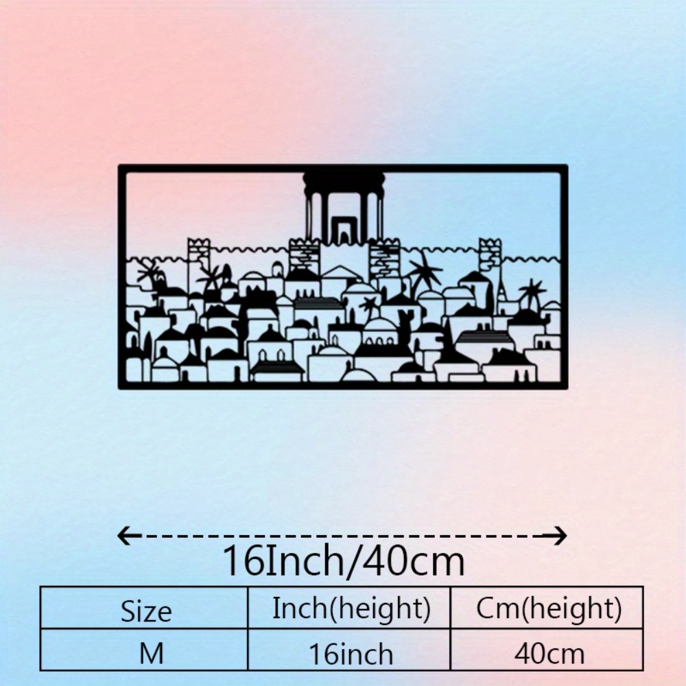 CIFBUY Metal Wall Art Jerusale - огляд і ціна Art & Craft Kortingscode