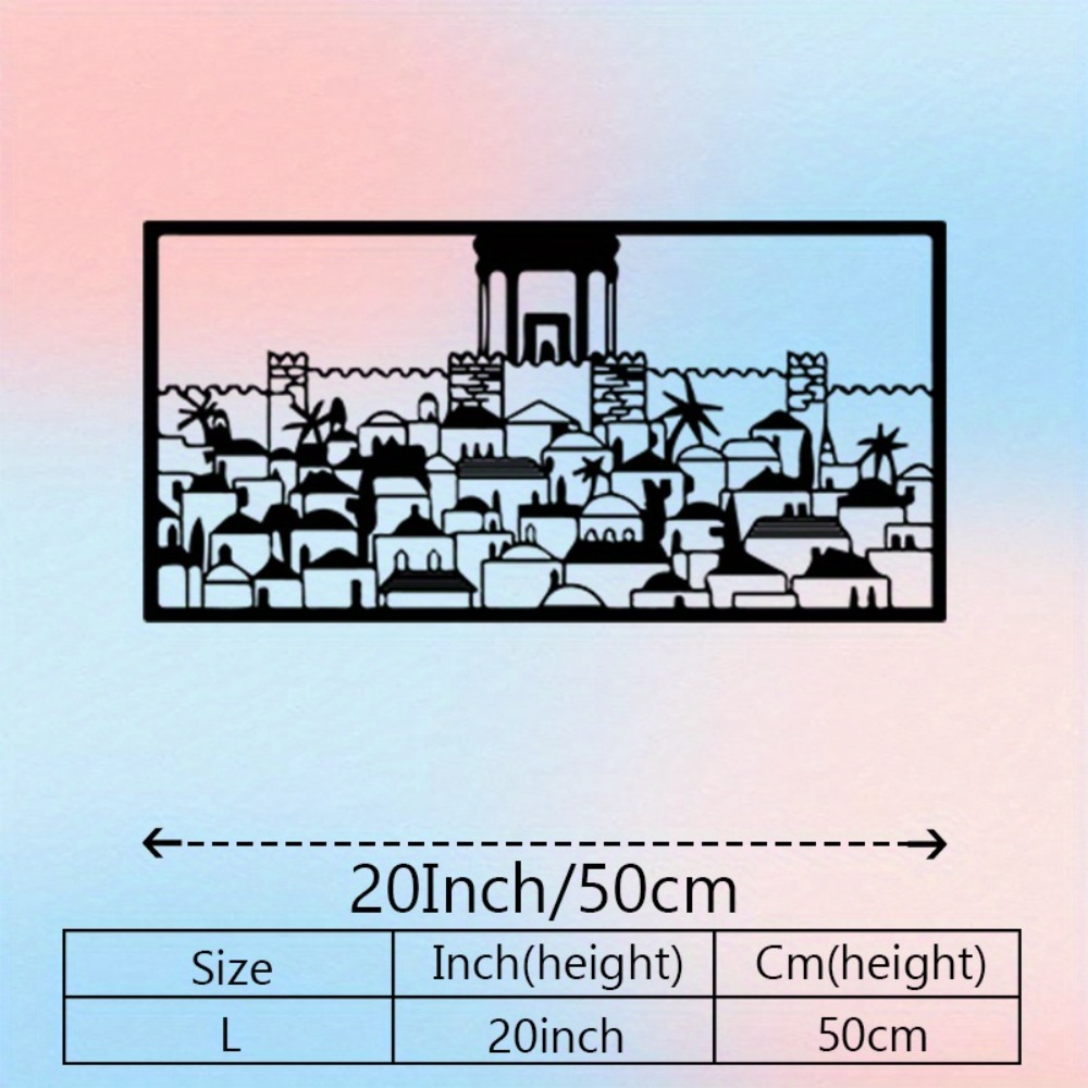 CIFBUY Metal Wall Art Jerusale - огляд і ціна Art & Craft Kortingscode